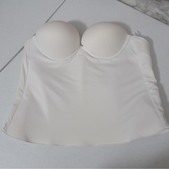 Felina Strapless White Bridal Bra Size 34 A | White - Picture 4 of 13